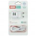 XO Зарядний пристрій XO 2xUSB 2.4A + cable USB to Micro 5P white (L62-M-WH)