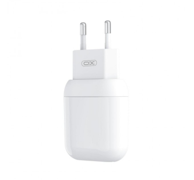XO Зарядний пристрій XO 2xUSB 2.4A + cable USB to Micro 5P white (L78-M-WH)