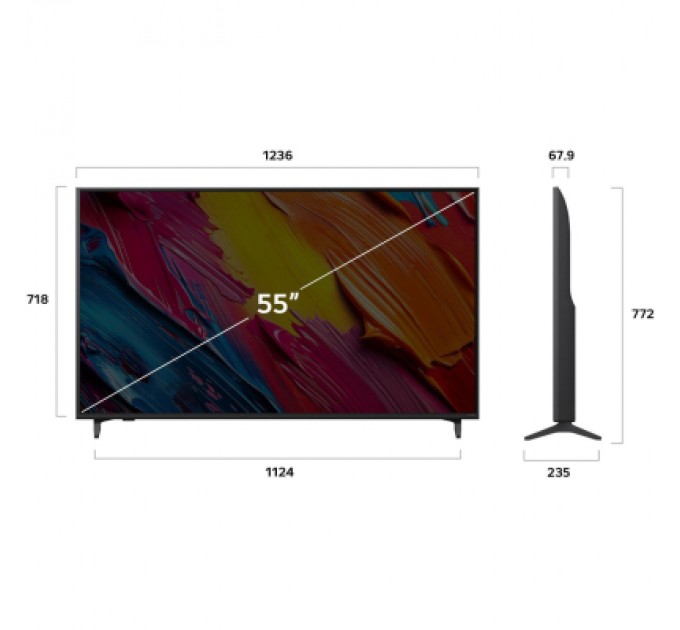 LG Телевізор LG 55QNED70A6A