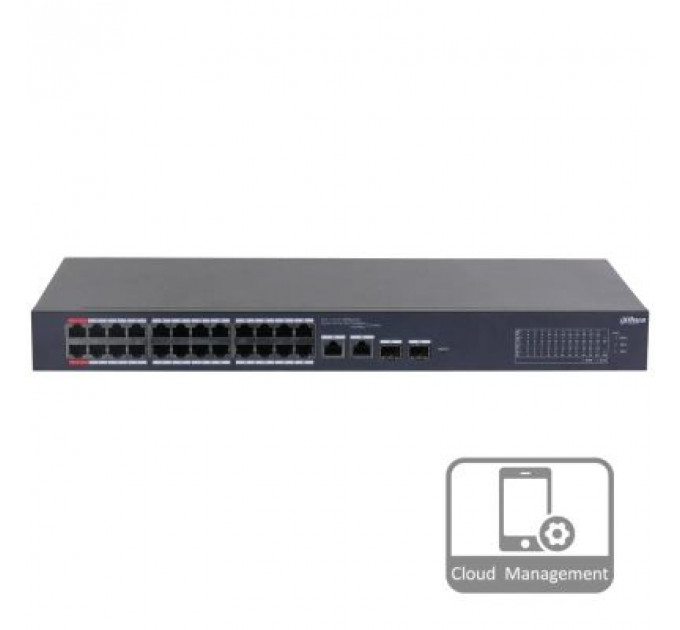 Комутатор мережевий Dahua DH-CS4226-24ET-240