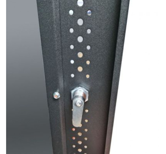 Шафа настінна Eserver 18U 19" 600х600х907 (Ш*Г*В), скло, чорна (ES-Е1860B)