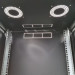 Шафа настінна Eserver 18U 19" 600х600х907 (Ш*Г*В), скло, чорна (ES-Е1860B)