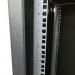 Шафа настінна Eserver 18U 19" 600х600х907 (Ш*Г*В), скло, чорна (ES-Е1860B)