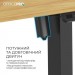 OfficePro Комп'ютерний стіл OfficePro ODE1470LWW Light Wood/White (ODE1470LWW)