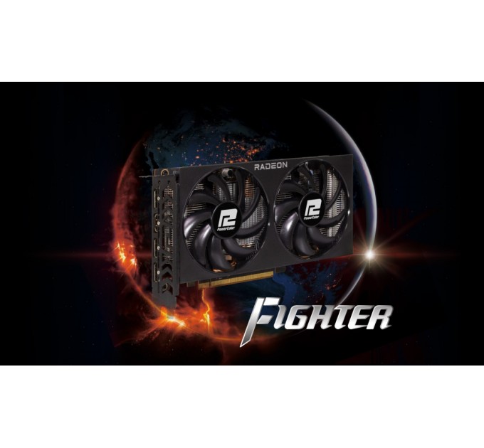 Відеокарта AMD Radeon RX 7600 8GB GDDR6 Fighter PowerColor (RX 7600 8G-F)