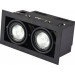 Eurolamp Світильник точковий Eurolamp LED GU10x2 black (LHK2-LED-GU10(black))