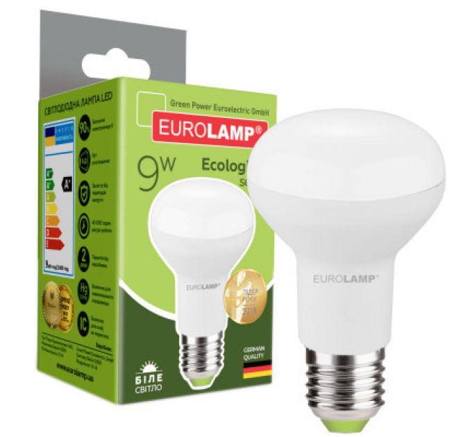 Eurolamp Лампочка Eurolamp LED R63 9W E27 4000K 220V (LED-R63-09274(P))