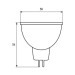 Eurolamp Лампочка Eurolamp LED SMD MR16 11W GU10 3000K 220V (LED-SMD-11103(P))