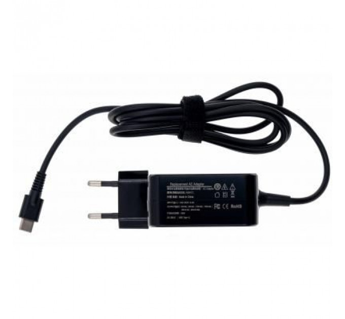 Блок живлення до ноутбуку Grand-X Type-C 45W Asus, Apple, Dell, HP, MI, Lenovo, Xiaomi (45WTC)
