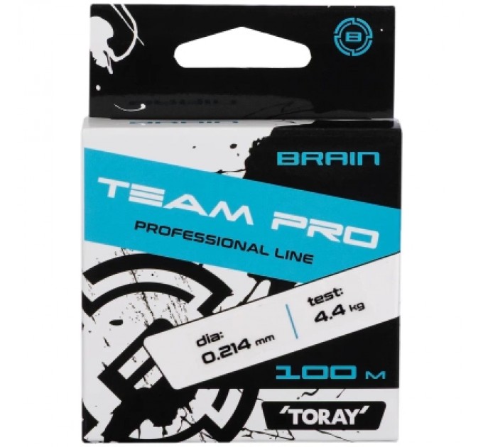 Brain Волосінь Brain Team Pro 100m 0.214mm 4.4kg (1858.26.98)