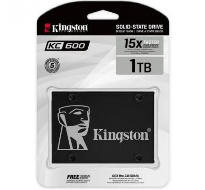 Накопичувач SSD 2.5" 1TB Kingston (SKC600/1024G)