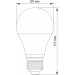 Videx Лампочка Videx LED  A60e 12V 10W E27 4100K (VL-A60e12V-10274)