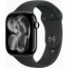 Apple Смарт-годинник Apple Watch Series 11 GPS 46mm Jet Black Aluminium Case with Black Sport Band - M/L (MEUX4RK/A)