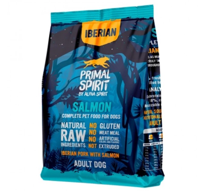 Alpha Spirit Сухий корм для собак Alpha Spirit Primal Iberian Salmon 1 кг (8436586311438)
