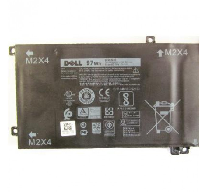 Акумулятор до ноутбука Dell XPS 15-9560 (long) 6GTPY, 97Wh (8083mAh), 6cell, 11.4V (A47391)