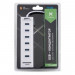 Концентратор Vinga 6xUSB2.0 + card-reader with switch (VCP2H6USBCRSWWH)