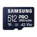 Samsung Карта пам'яті Samsung 512GB microSDXC class 10 UHS-I U3 V30 A2 Pro Ultimate (MB-MY512SA/WW)