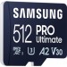 Samsung Карта пам'яті Samsung 512GB microSDXC class 10 UHS-I U3 V30 A2 Pro Ultimate (MB-MY512SA/WW)