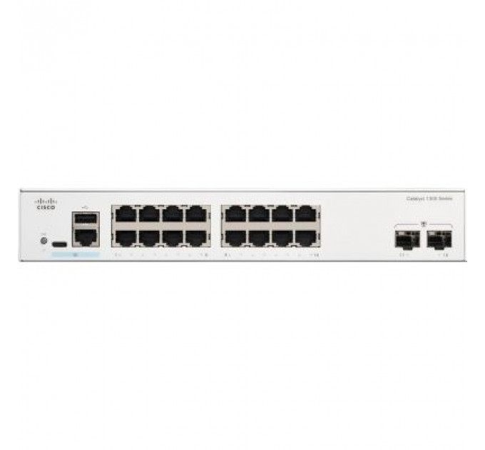 Комутатор мережевий Cisco C1300-16T-2G