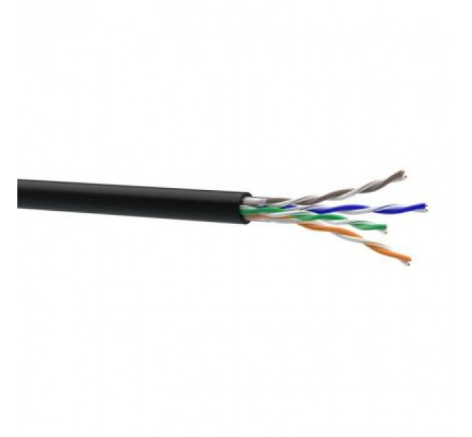 Кабель мережевий OK-Net U/UTP 305м cat.5E-SL patch AWG26 зовнішній (КГПП-ВП (100) 4*2*0,48)