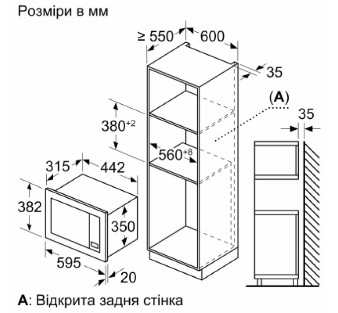 Bosch Мікрохвильова піч Bosch BEL623MD3
