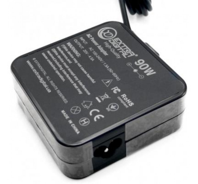 Блок живлення до ноутбуку Extradigital Lenovo 20V, 4.5A, 90W (5.5x2.5) High Quality (PSL3866)