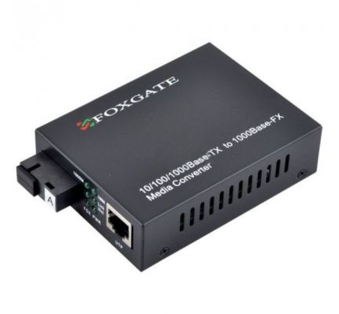 Медіаконвертер EC-Q-1G-1SM-1310nm-20-LFP FoxGate