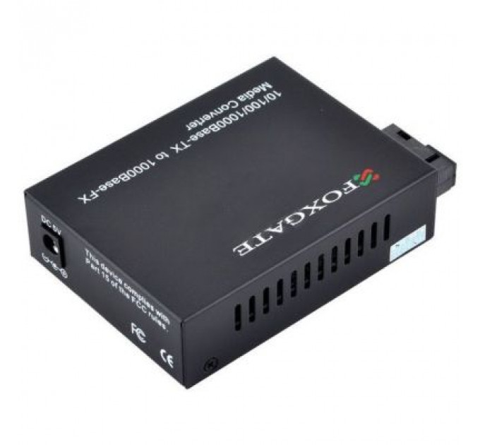 Медіаконвертер EC-Q-1G-1SM-1310nm-20-LFP FoxGate