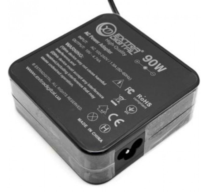 Блок живлення до ноутбуку Extradigital Samsung 19V, 4.74A, 90W (5.5x3.0) High Quality (PSS3856)