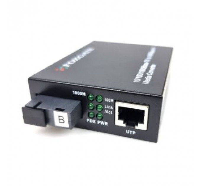 Медіаконвертер EC-Q-1G-1SM-1550nm-20-LFP FoxGate