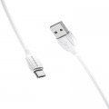 BOROFONE Дата кабель USB 2.0 AM to Micro 5P 1.0m 2.4A white BOROFONE (6931474701787)