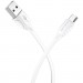 BOROFONE Дата кабель USB 2.0 AM to Micro 5P 1.0m 2.4A white BOROFONE (6931474701787)