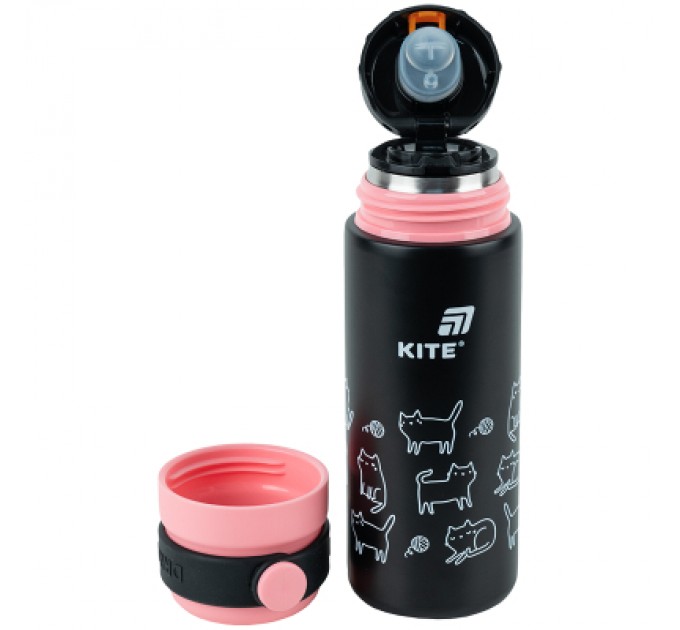 Kite Термос Kite 500 мл, чорний (K25-1222-3)