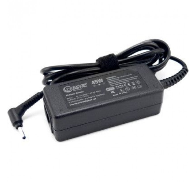 Блок живлення до ноутбуку Extradigital Asus 19V, 2.37A, 45W (3.0x1.1) (PST3880)