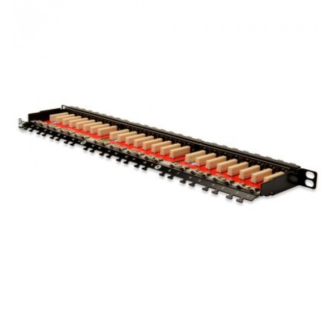 Патч-панель 19" 24xRJ-45 STP cat.6A, 0.5U Digitus (DN-91624S-SL-EA)