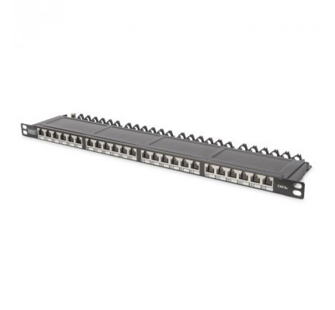 Патч-панель 19" 24xRJ-45 STP cat.6A, 0.5U Digitus (DN-91624S-SL-EA)