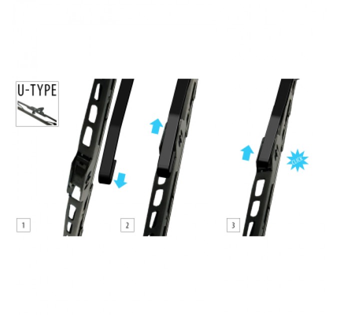 OXIMO Щітка склоочисника OXIMO каркасна 400 мм / 16 (WUS400)