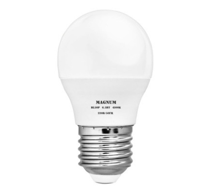 MAGNUM Лампочка MAGNUM BL50P 6,5Вт 4100K 220В E14 (90021250)