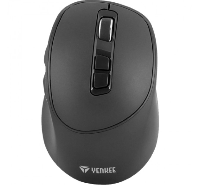 YENKEE Мишка YENKEE YMS 2080GY Slider Wireless Black (45019322)