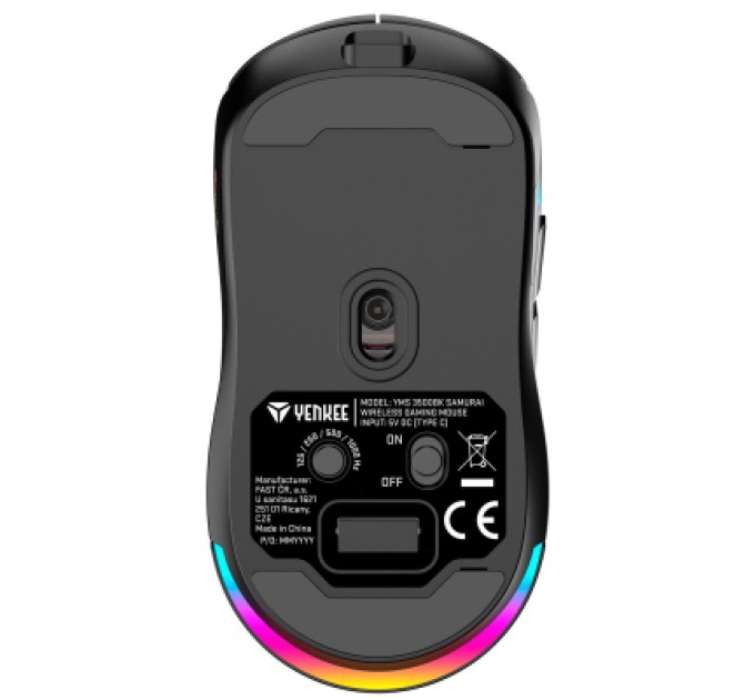 YENKEE Мишка YENKEE YMS 3500BK Samurai Wireless Black (45018706)