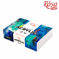 Акрилові фарби Rosa START COLOR 12 x10мл (4823098530985)