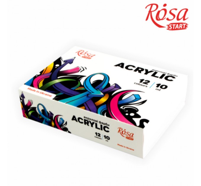 Rosa Акрилові фарби Rosa START Graffiti 12 x10мл (4823098531074)
