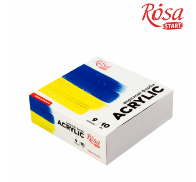 Rosa Акрилові фарби Rosa START Ukraine 9 x10 мл (4823098531043)