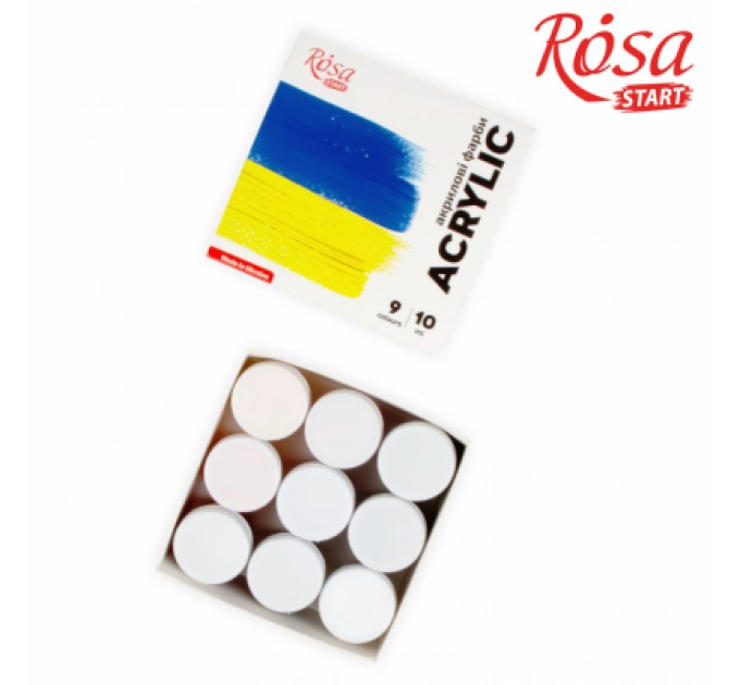 Rosa Акрилові фарби Rosa START Ukraine 9 x10 мл (4823098531043)