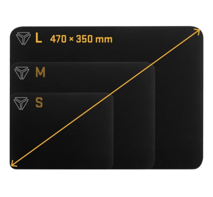 YENKEE Килимок для мишки YENKEE YPM 47 Speed Top L Black (45015888)