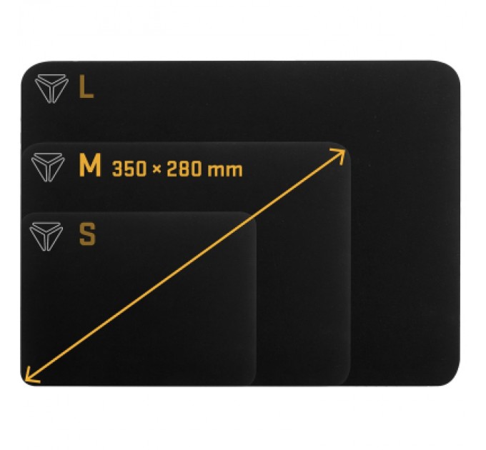 YENKEE Килимок для мишки YENKEE YPM 35 Speed Top M Black (45015887)