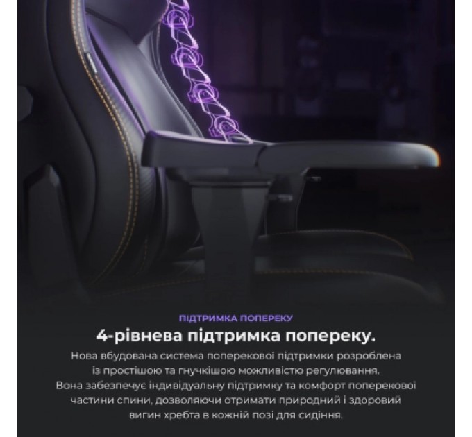 Anda Seat Крісло ігрове Anda Seat Kaiser 4 PVC Size L Black (AD12YDDC-L-20-B-PV/C)