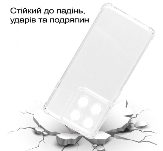 BeCover Чохол до мобільного телефона BeCover Anti-Shock Motorola Edge 60 Pro Clear (713806)