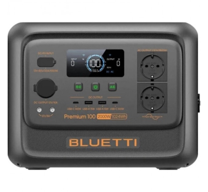 BLUETTI Зарядна станція BLUETTI Premium 100 V2 2000W 1024Wh (PR100V2)