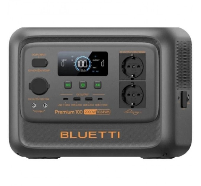 BLUETTI Зарядна станція BLUETTI Premium 100 V2 2000W 1024Wh (PR100V2)